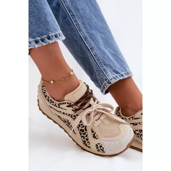  Dámske tenisky BIG STAR SHOES TT274549 BEIGE 