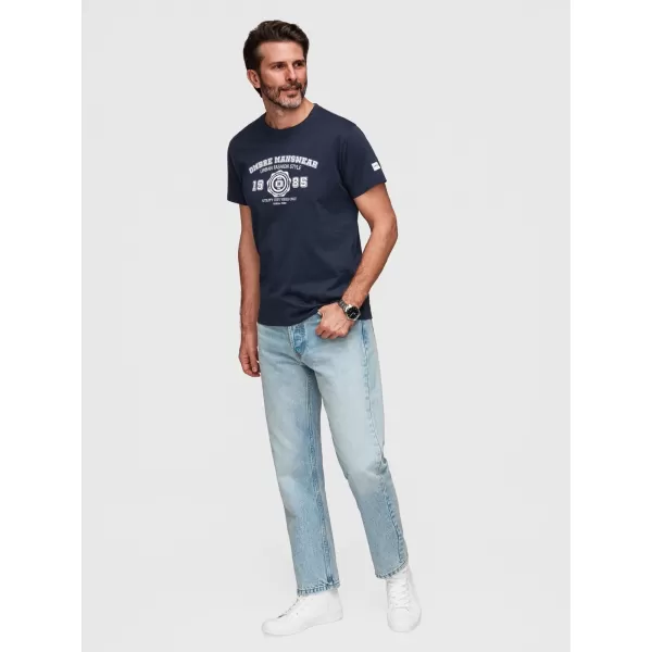  Pánske tričko OMBRE OM-TSPT-0269 NAVY BLUE 