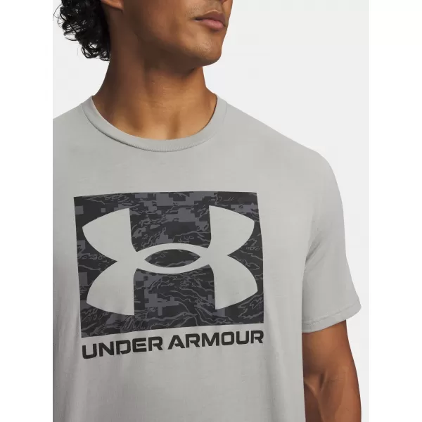  Pánske tričko UNDER ARMOUR UA ABC CAMO BOXED LOGO SS 1361673-069 ŠEDÁ 