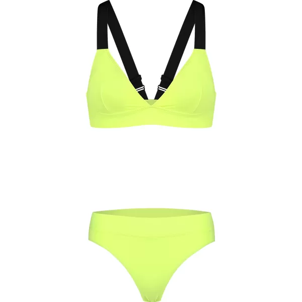  Dámske bikiny - spodný diel NORDBLANC ETHEREAL NBSSS8241 ŽIARIVO ŽLTÁ 