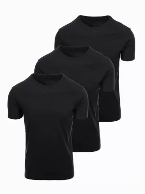 Pánske tričko OMBRE OM-TSBS-0268 BLACK