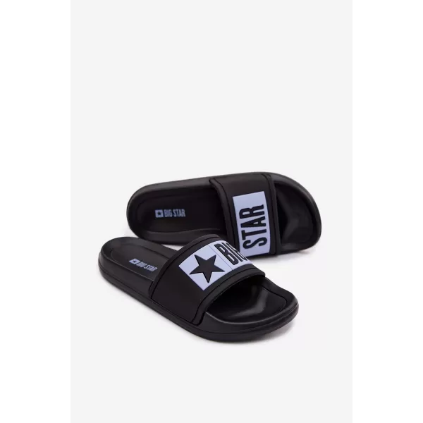  Detské šľapky BIG STAR SHOES TT374A003 BLACK/BLUE 