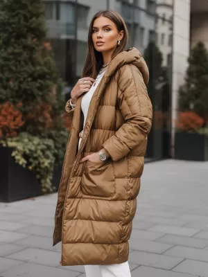 Dámska bunda DSTREET TY2471 KARAMELOVÁ