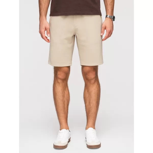  Pánske kraťasy OMBRE OM-SRSK-0124 BEIGE 