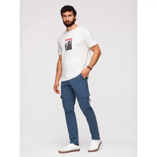  Pánske nohavice OMBRE P1517 DARK BLUE 