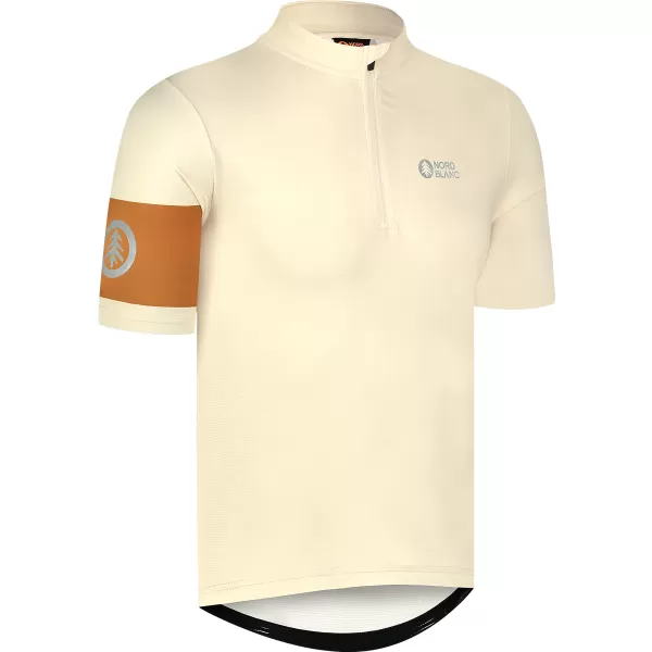  Pánsky cyklo dres NORDBLANC CAMEL NBSMF8079 BÉŽOVÁ 