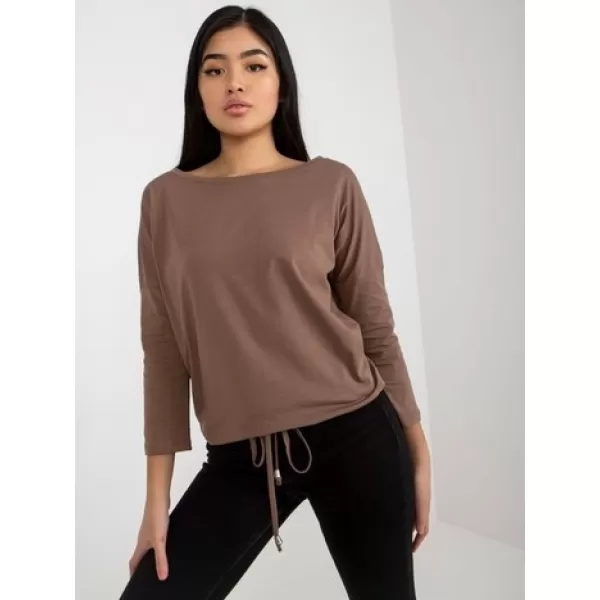  Dámska blúzka BASIC FEEL GOOD RV-BZ-4691.26 BROWN 