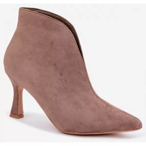  Dámske členkové topánky BOTO 6470 BROWN 
