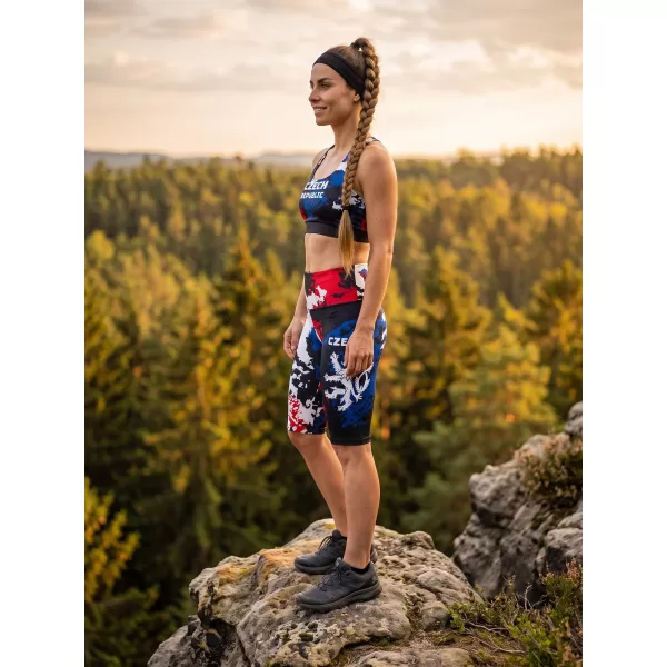  Dámske funkčné legíny nad kolená premium (nové veľkosti) ALTISPORT VOJ/ALW036LEG06 ŠKVRNY 