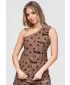 Dámska blúza OMBRE OW-TS-E0061 BROWN