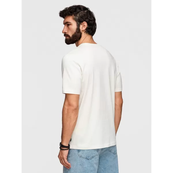  Pánske tričko OMBRE OM-TSPT-0286 WHITE 