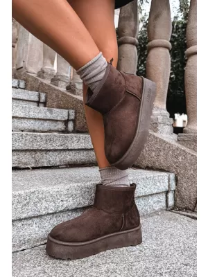 Dámske topánky BIG STAR SHOES UU274223 BROWN/BEIGE SHADOWS