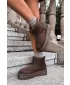 Dámske topánky BIG STAR SHOES UU274223 BROWN/BEIGE SHADOWS