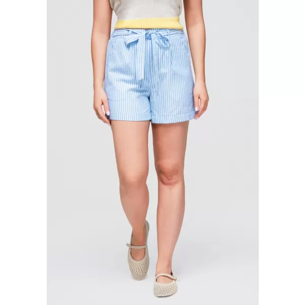  Dámske kraťasy OMBRE OW-ST-E0005 LIGHT BLUE 