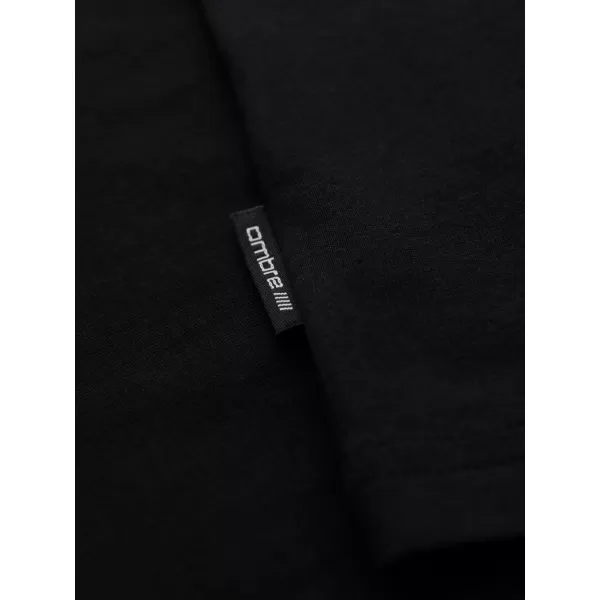  Pánske tielko OMBRE OM-TSBT-0272 BLACK 