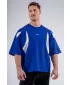 Oversized pump cover tričko NEBBIA PRIMAL 871 BLUE