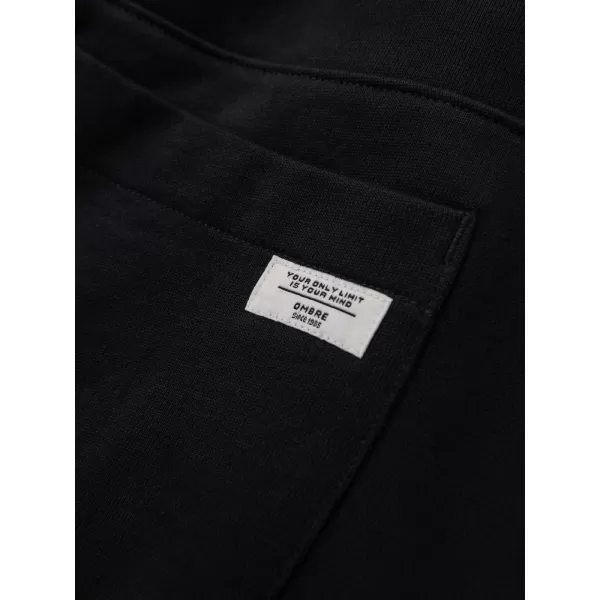  Pánske tepláky OMBRE OM-PABS-0305 BLACK 