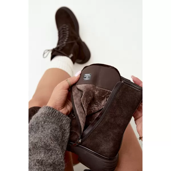  Dámske topánky BIG STAR SHOES UU274612 BROWN/BEIGE 