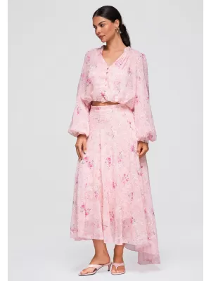 Dámska sukňa OMBRE OW-GL-E0008 PINK