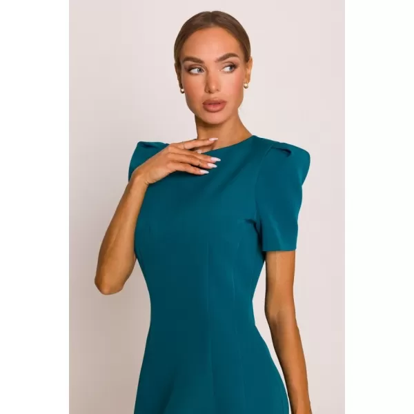  Dámske šaty MOE M777 OCEAN BLUE 