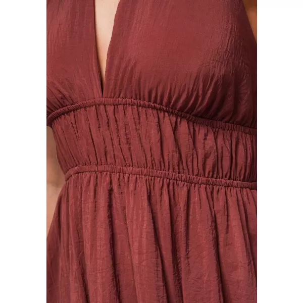  Dámske šaty OMBRE OW-DLR-E0001 BROWN 