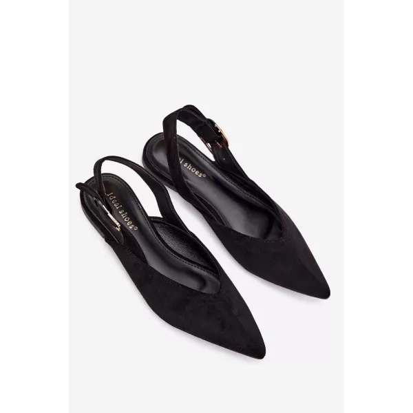 Dámske baleríny BOTO JH598/9755 BLACK 