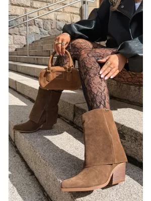 Dámske topánky BIG STAR SHOES UU274114 BROWN/BEIGE SHADOWS