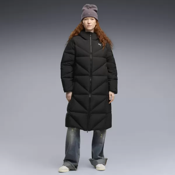  Dámsky kabát PUMA HOODED DOWN PUFFER COAT W 69457901 PUMA BLACK 