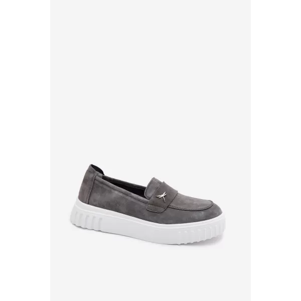  Dámske poltopánky VINCEZA 93218 GREY 