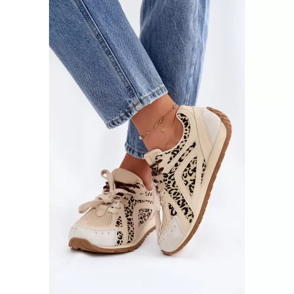  Dámske tenisky BIG STAR SHOES TT274549 BEIGE 