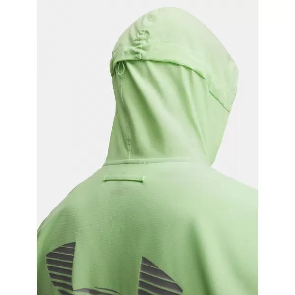  Pánska bunda UNDER ARMOUR VELOCITI PRO STORM JACKET 6005897-712 ZELENÁ 
