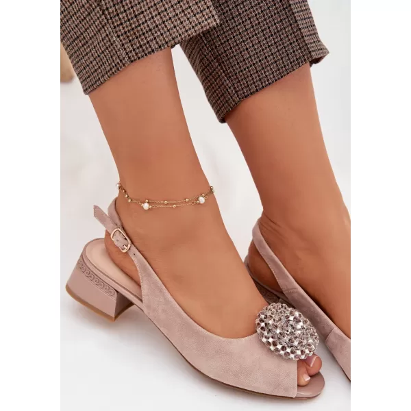  Dámske sandále D&A 41955-19 BEIGE 