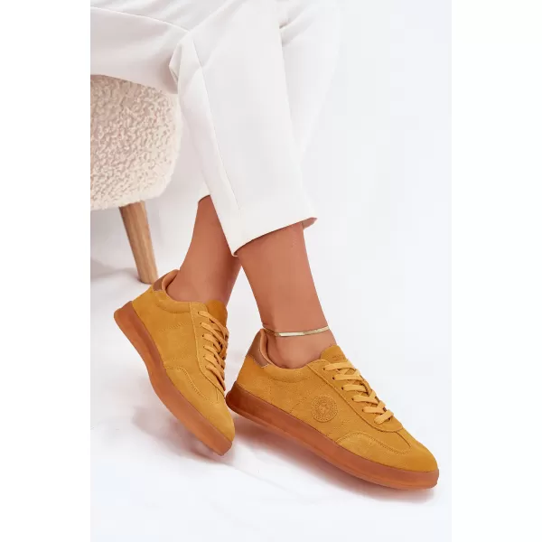  Dámske tenisky BIG STAR SHOES RR274846 YELLOW/GOLD 