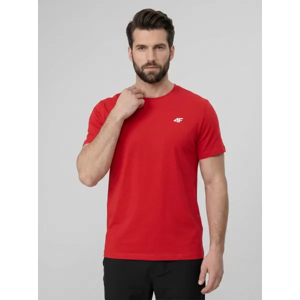  Pánske tričko 4F WMM00TTSHM3341 RED 