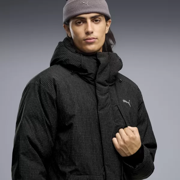  Pánsky kabát PUMA PROTECTIVE HOODED DOWN PARKA M 69456301 PUMA BLACK 