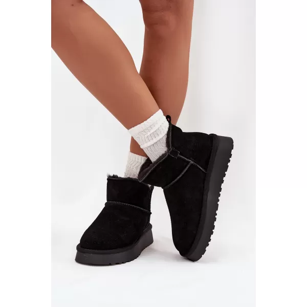  Dámske snehule VINCEZA 97961 BLACK 