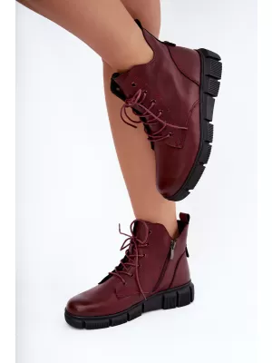 Dámske topánky BOTO 26BT17-9301 BURGUNDY