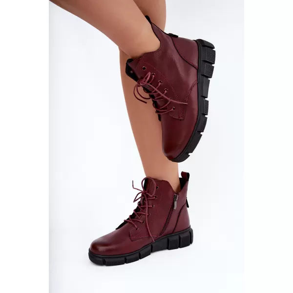  Dámske topánky BOTO 26BT17-9301 BURGUNDY 