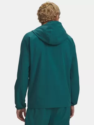 Pánska bunda UNDER ARMOUR VIBE WOVEN JACKET 6003001-338 ZELENÁ