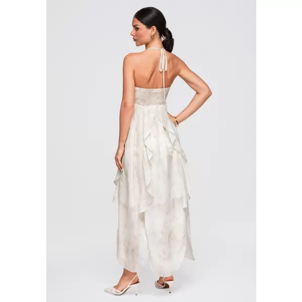  Dámske šaty OMBRE OW-DLR-E0016 BEIGE 