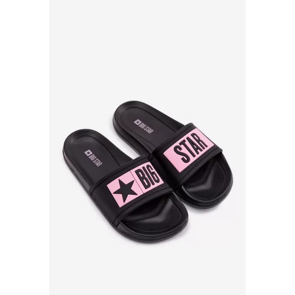  Detské šľapky BIG STAR SHOES TT374A004 BLACK/PINK 