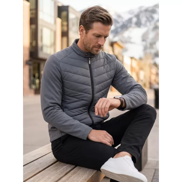  Pánska hybridná bunda MALFINI PREMIUM CROSS 555 LIGHT ANTHRACITE 