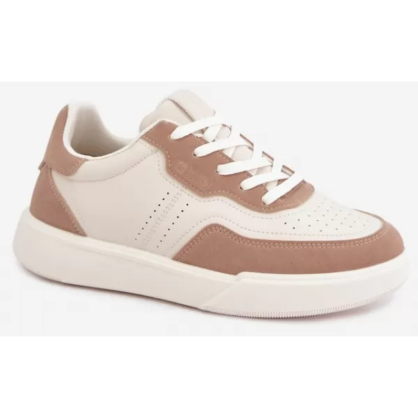  Dámske tenisky BIG STAR SHOES UU274275 WHITE/BEIGE 
