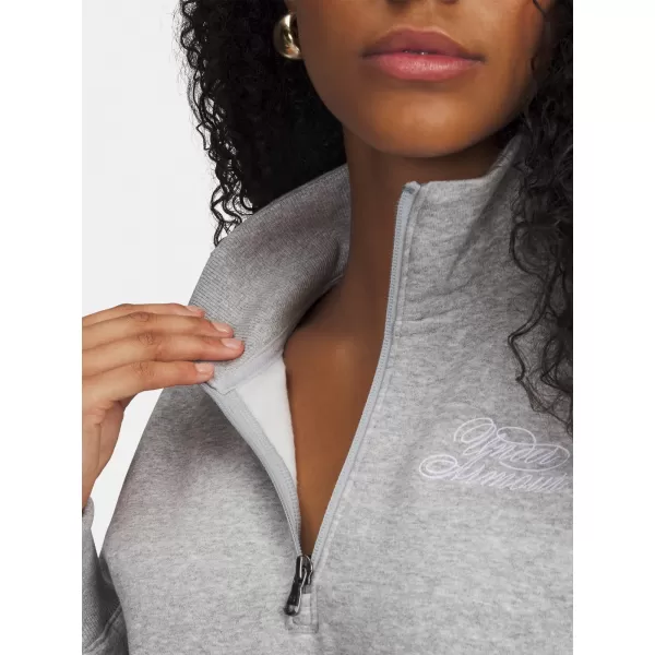 Dámska mikina UNDER ARMOUR RIVAL FLEECE SCRIPT HZ 6012292-011 ŠEDÁ 