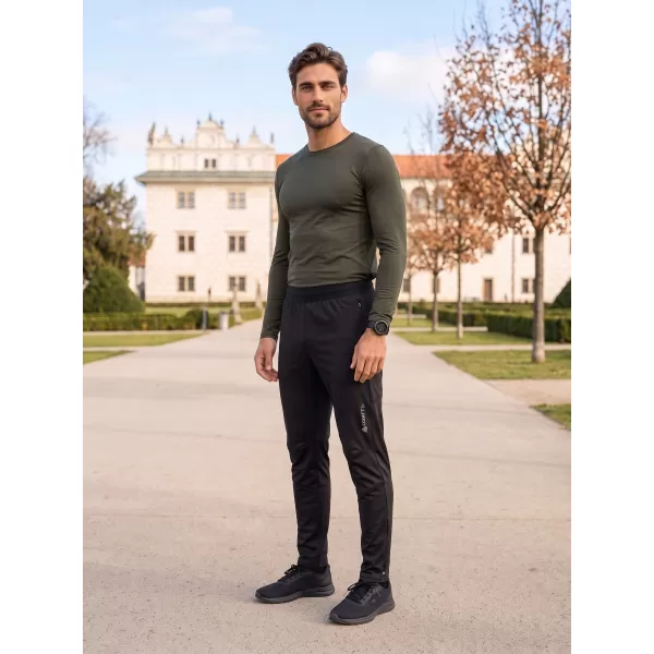  Pánske softshellové nohavice ALPINE PRO ABAR 2 BLACK 