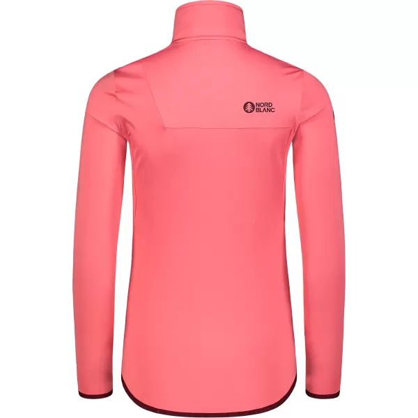 Dámska powerfleece mikina NORDBLANC CRISP NBSFL8338 RUŽOVÁ 