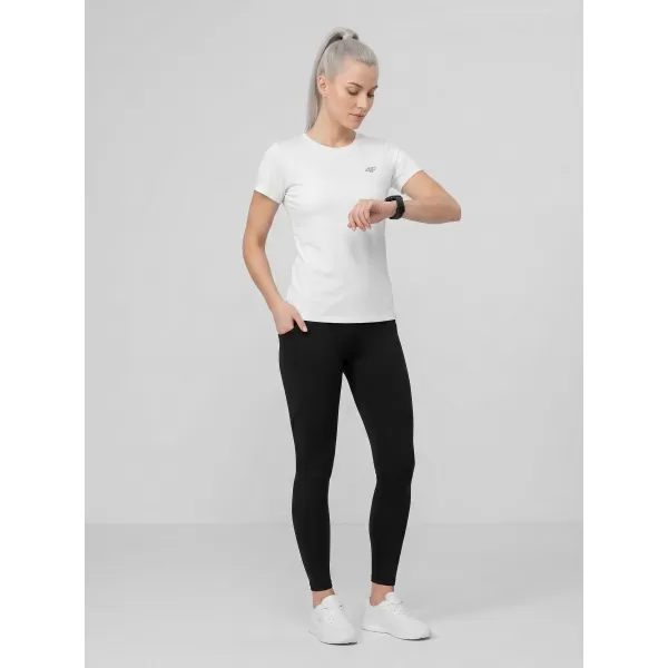  Dámske tričko 4F WMM00TTSHF3306 WHITE 