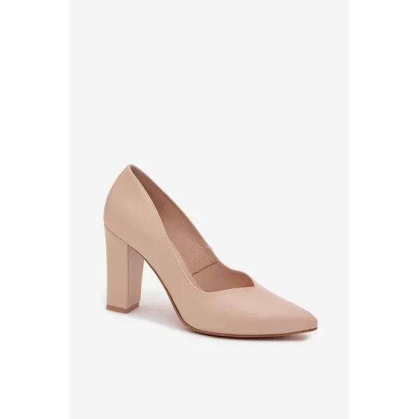  Dámske lodičky ZAZOO 853 BEIGE 