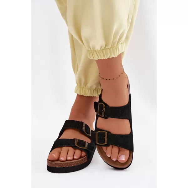  Dámske šľapky BOTO 2832 BLACK 