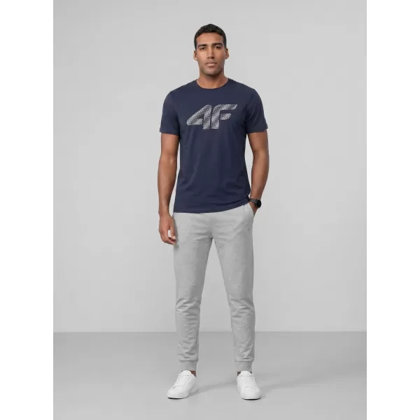  Pánske tričko 4F WMM00TTSHM3342 NAVY 